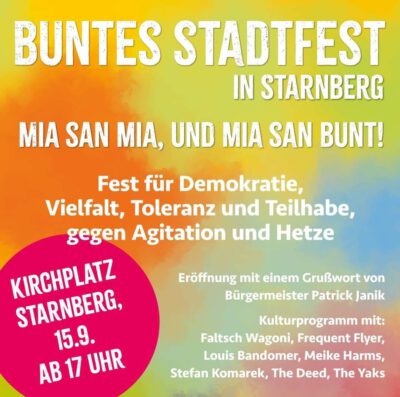 Buntes Stadtfest Starnberg